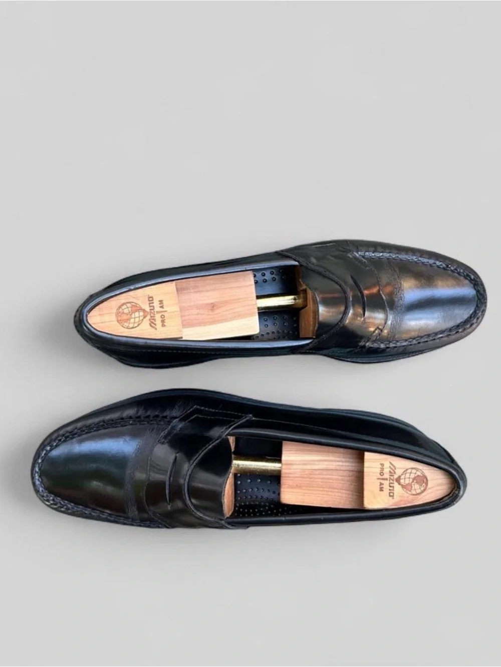 G.H. Bass & Co. Weejuns Logan Leather Penny Loafers Classic Black Men's - 9.5B